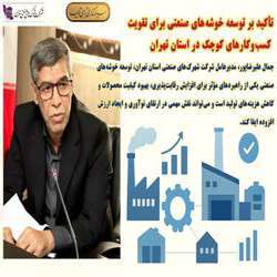 تقویت کسب وکارهای کوچک در استان تهران
